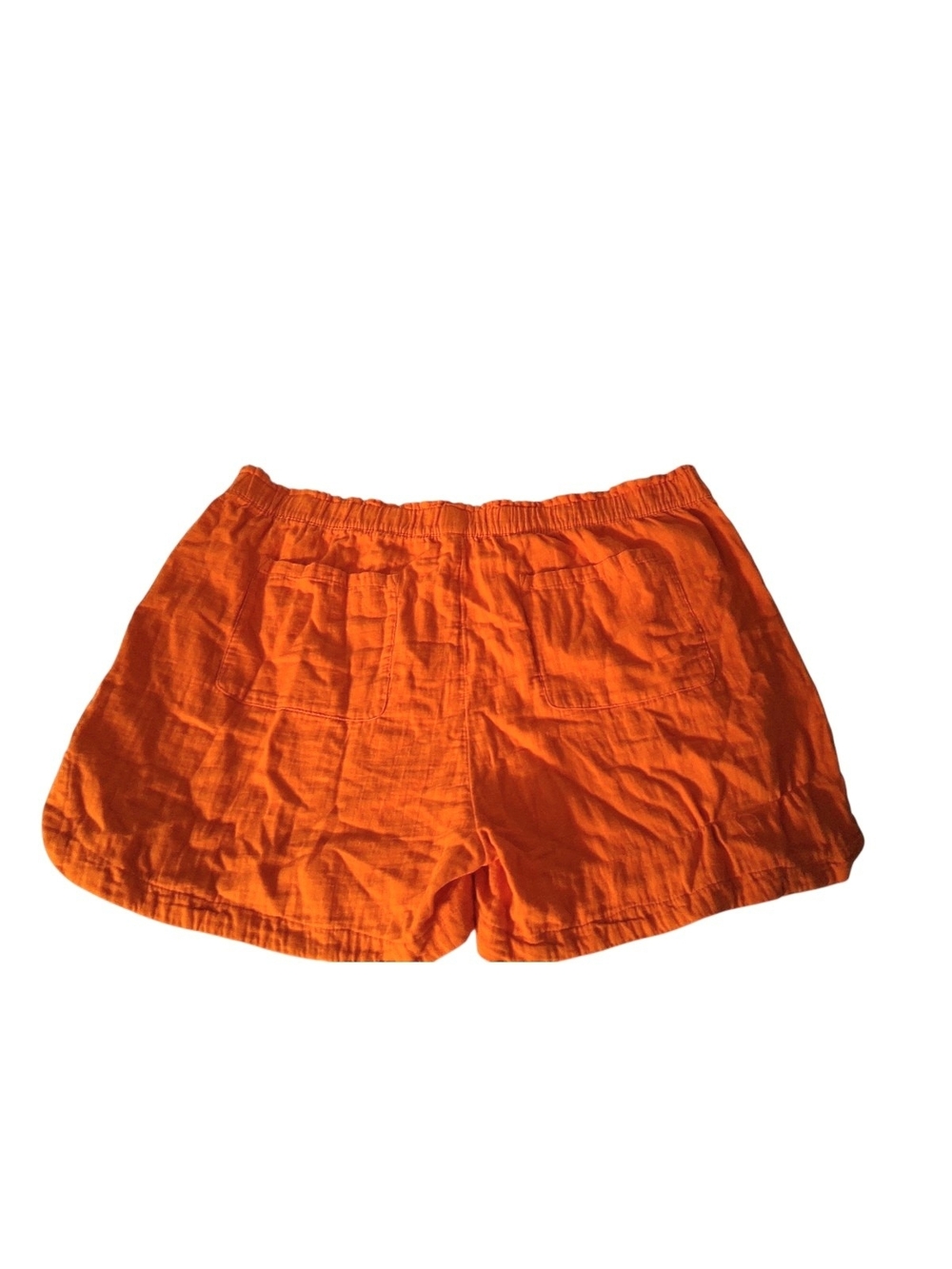 Old Navy Orange Elastic Waist Shorts 3x